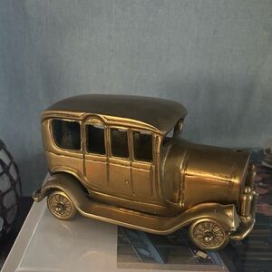 Roark Antique Brass Car Model